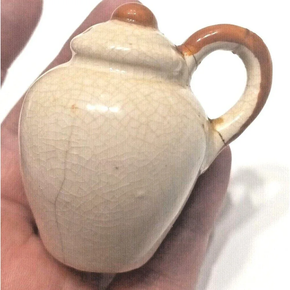 Jug Shaped Vintage Pal*Mar Salt Pepper Shakers Japan 1940s Floral 2 inches